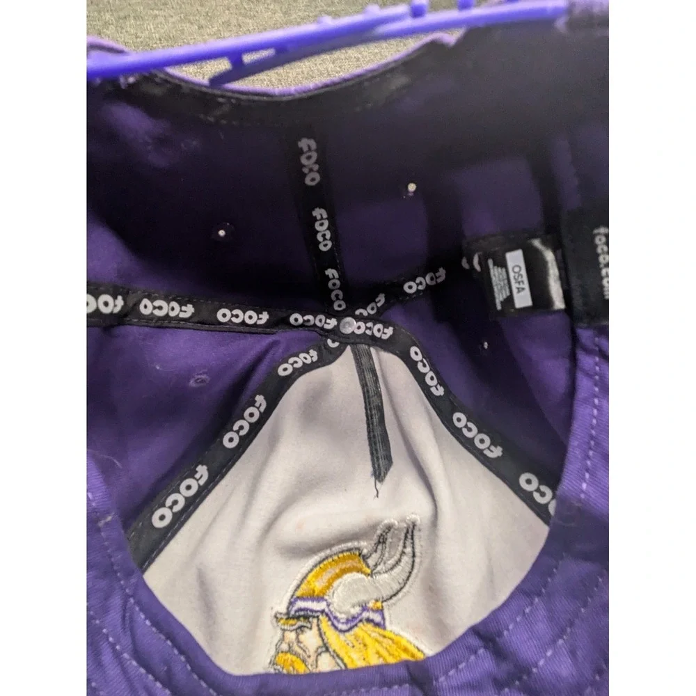 Minnesota Vikings Snapback Hat NFL Purple Gold‎ Football Sports Wear Cap